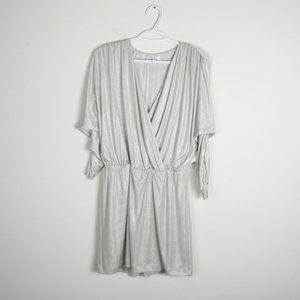 Parker Revolve Silver Dolman Mini Dress XS